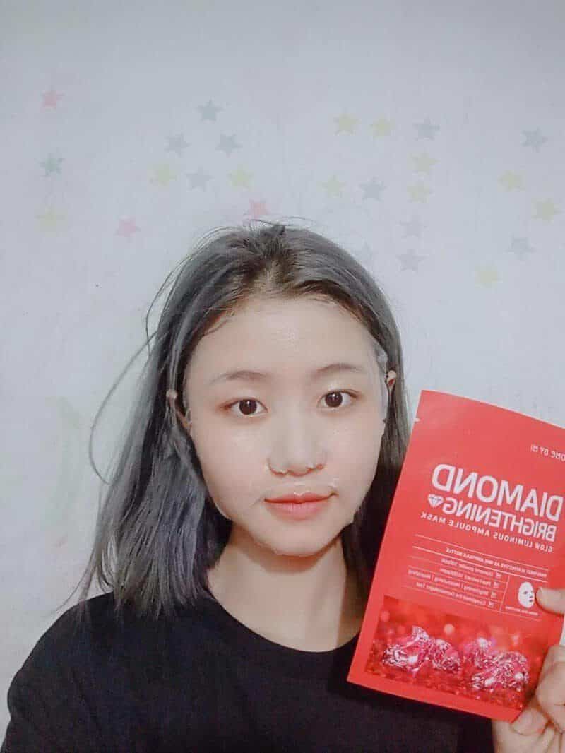 Some By Mi Red Diamond Brightening Glow Luminous Ampoule Mask 4
