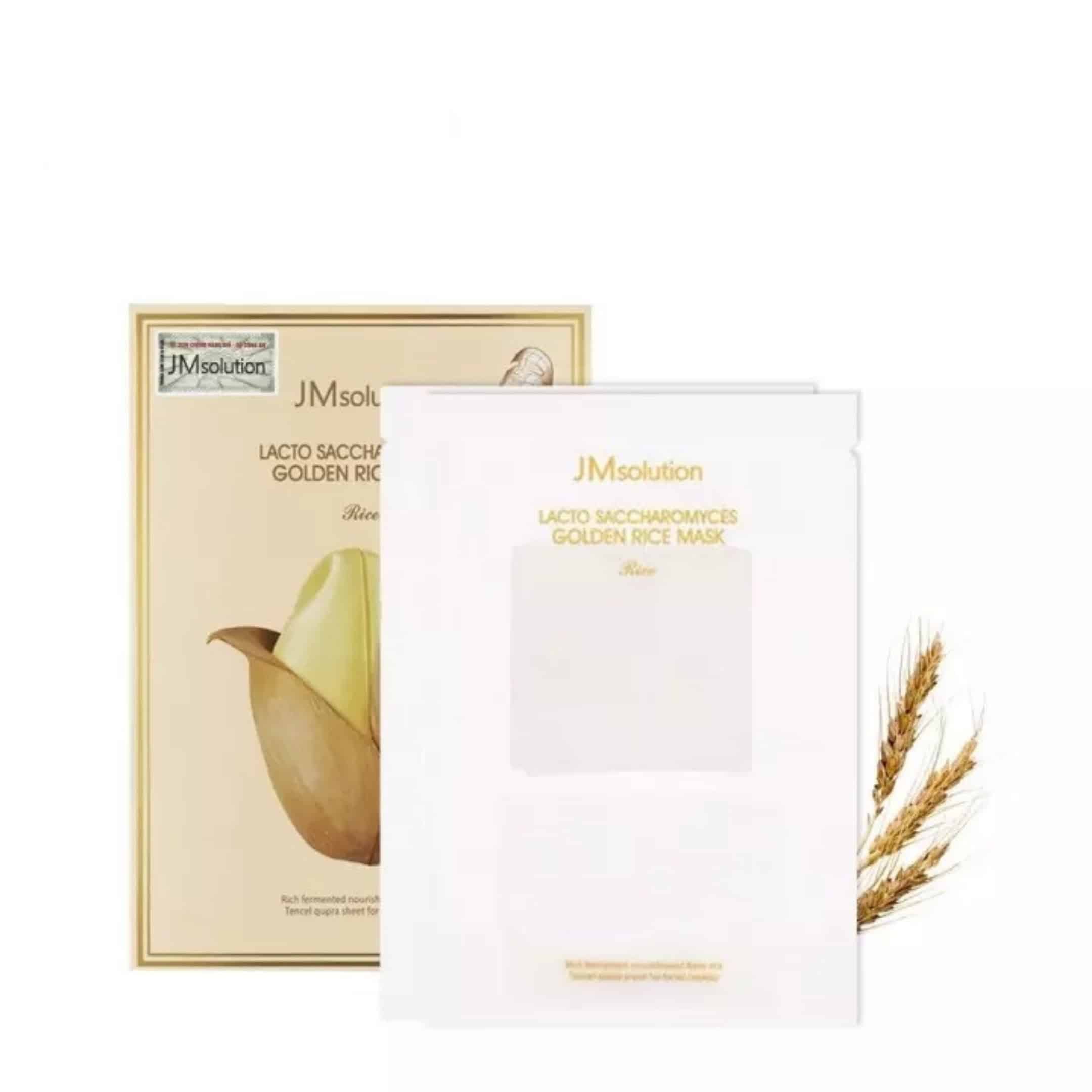 #jm Solution Lacto Saccharomyces Golden Rice Mask