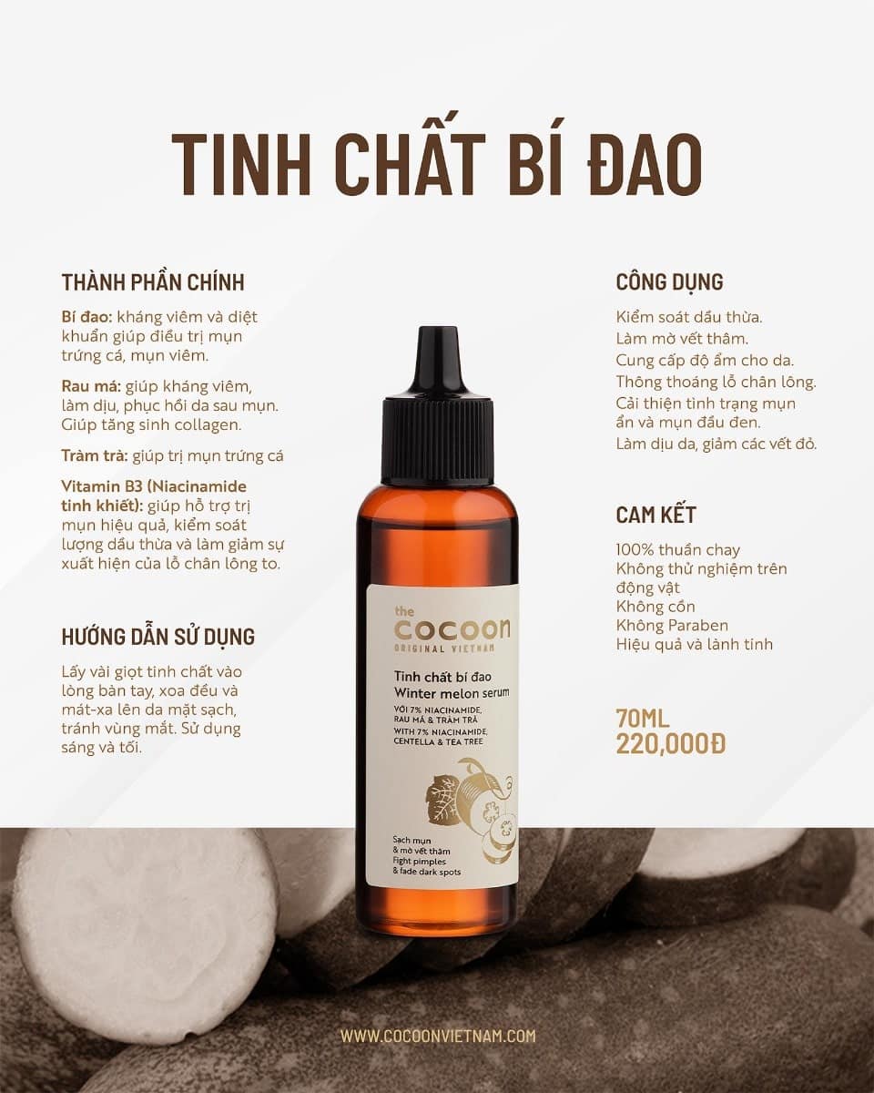Tinh Chat Bi Dao Cocoon 70ml 2 Min